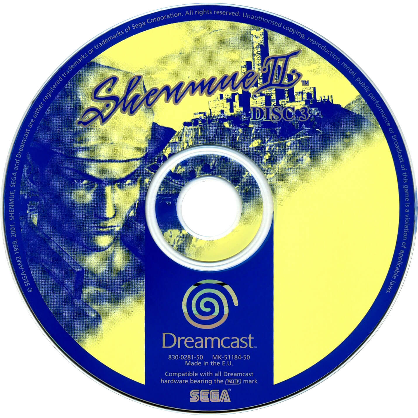 Лицензионный диск Shenmue 2 для Dreamcast